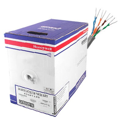 Bobina de Cable de 305 Metros UTP Cat5e / Color Gris / UL, CM, Probado a 350 Mhz / Para Aplicaciones de CCTV, Redes de Datos, IP megapixel, Control RS485 Bobina de Cable de 305 Metros UTP Cat5e / Color Gris / UL, CM, Probado a 350 Mhz / Para Aplicaciones de CCTV, Redes de Datos, IP megapixel, Control RS485